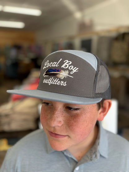 Local Boy Mallard Feather 7 Panel Hat