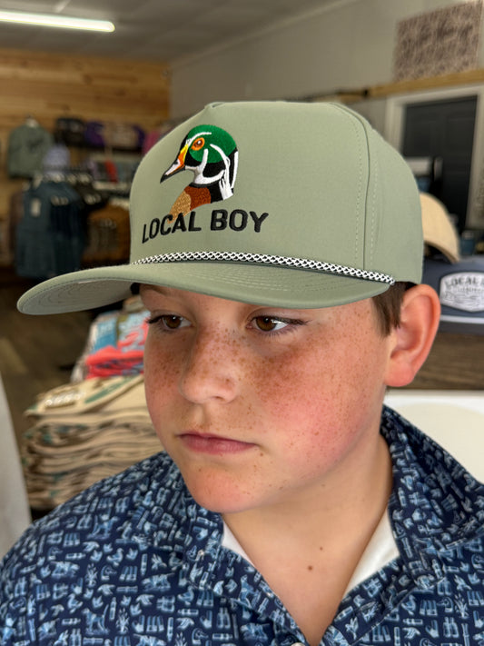 Local Boy- Wood Duck HC Rope Hat