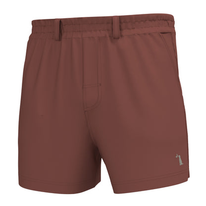 Youth Local Boy Volley Shorts - Mahogony