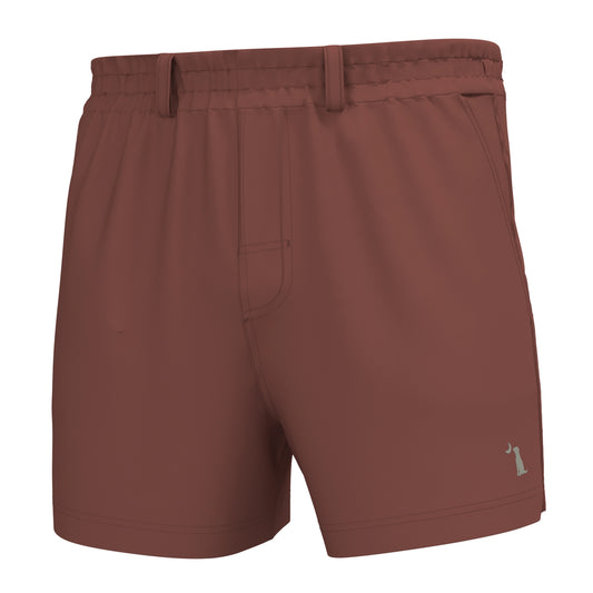 Youth Local Boy Volley Shorts - Mahogony