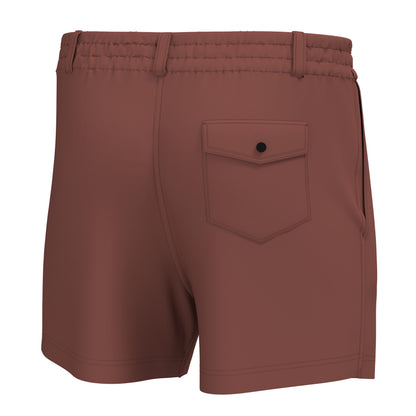 Youth Local Boy Volley Shorts - Mahogony