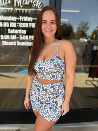 Local Girl Biker Shorts - Localflage Bluff