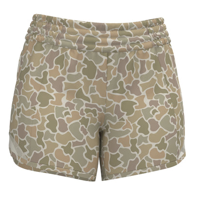Youth Local Girl Vista Shorts - Forest Camo Desert