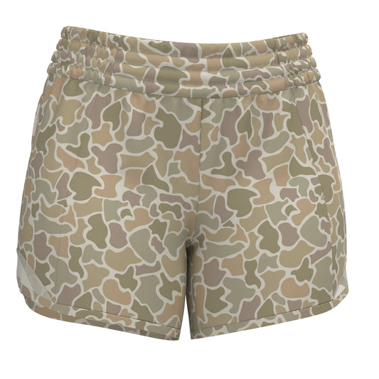 Youth Local Girl Vista Shorts - Forest Camo Desert