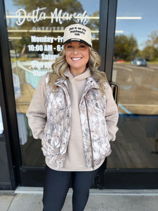 Birdie - Dark Camo Puffer Vest