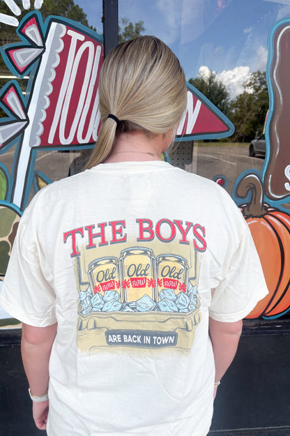 Back in Town Pocket Tee