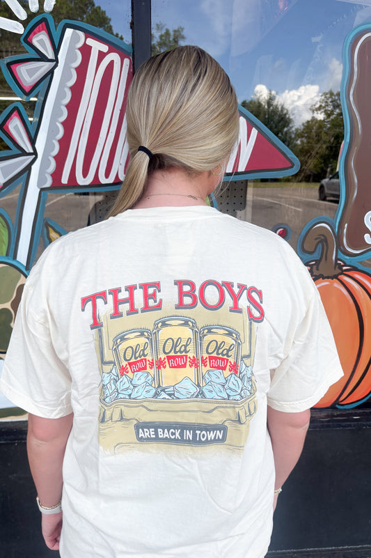 Back in Town Pocket Tee