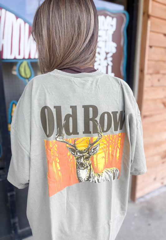 Old Row The Smoking Buck Pocket Tee