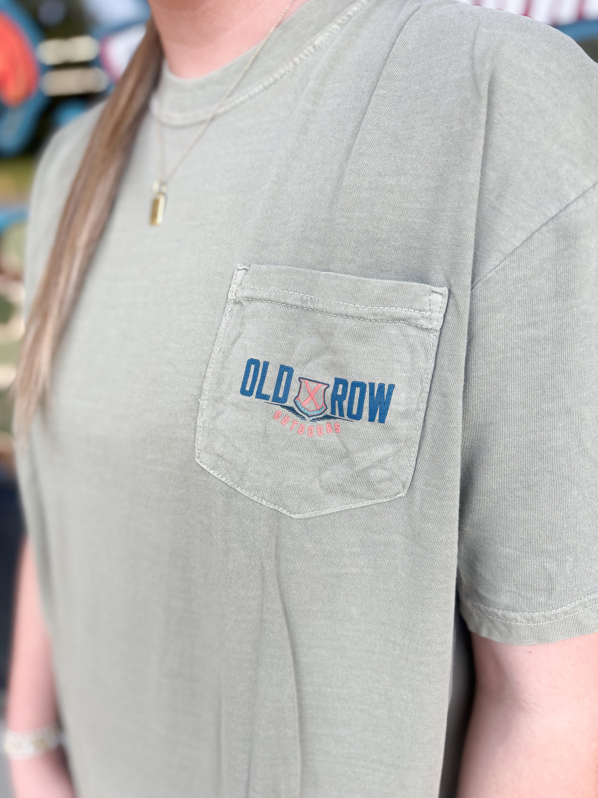 Old Row Outdoors Shells Pocket Tee