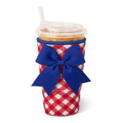 Swig Gameday Gingham Iced Cup Coolie (Large)