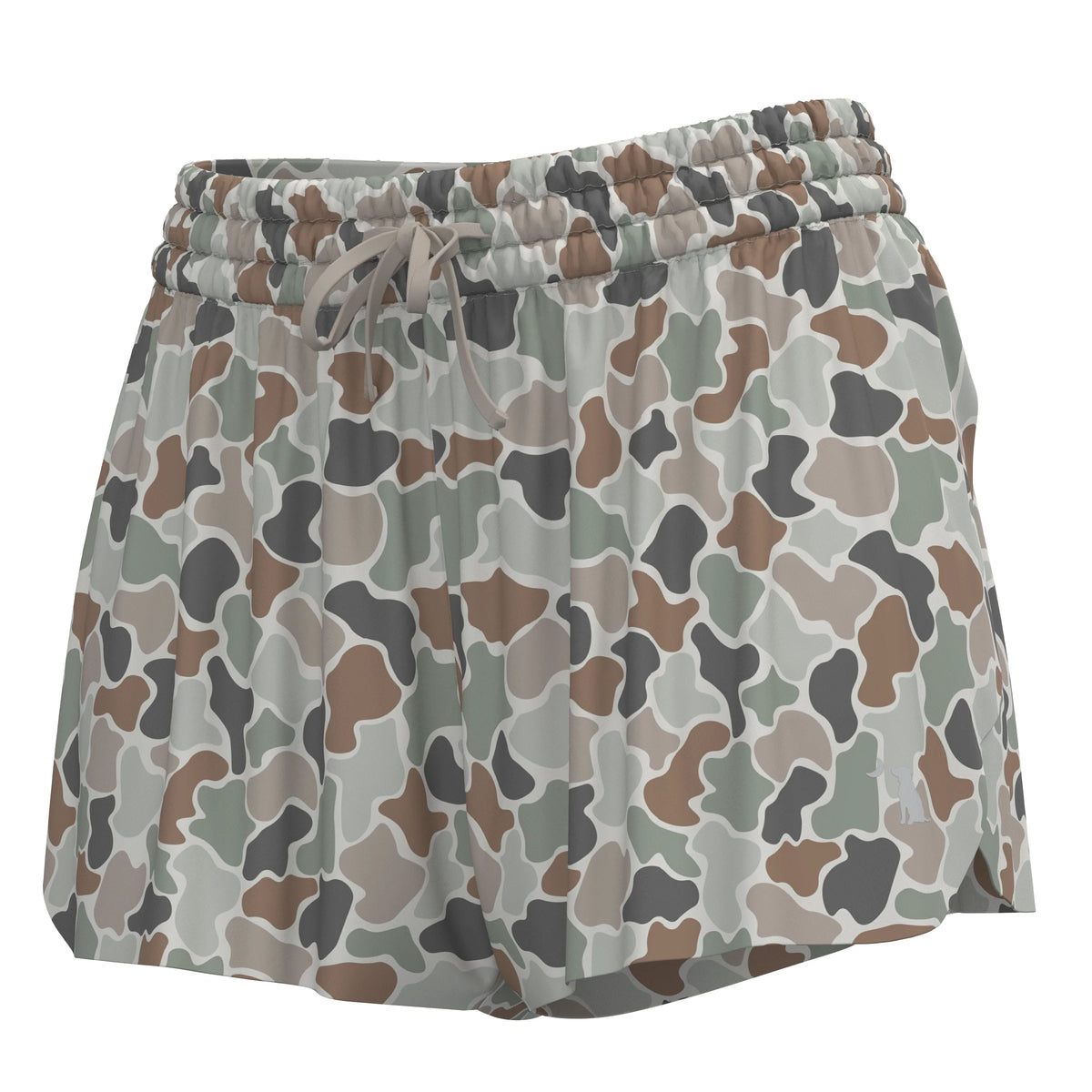 Youth Local Girl Petal Shorts - Forest Camo Flora