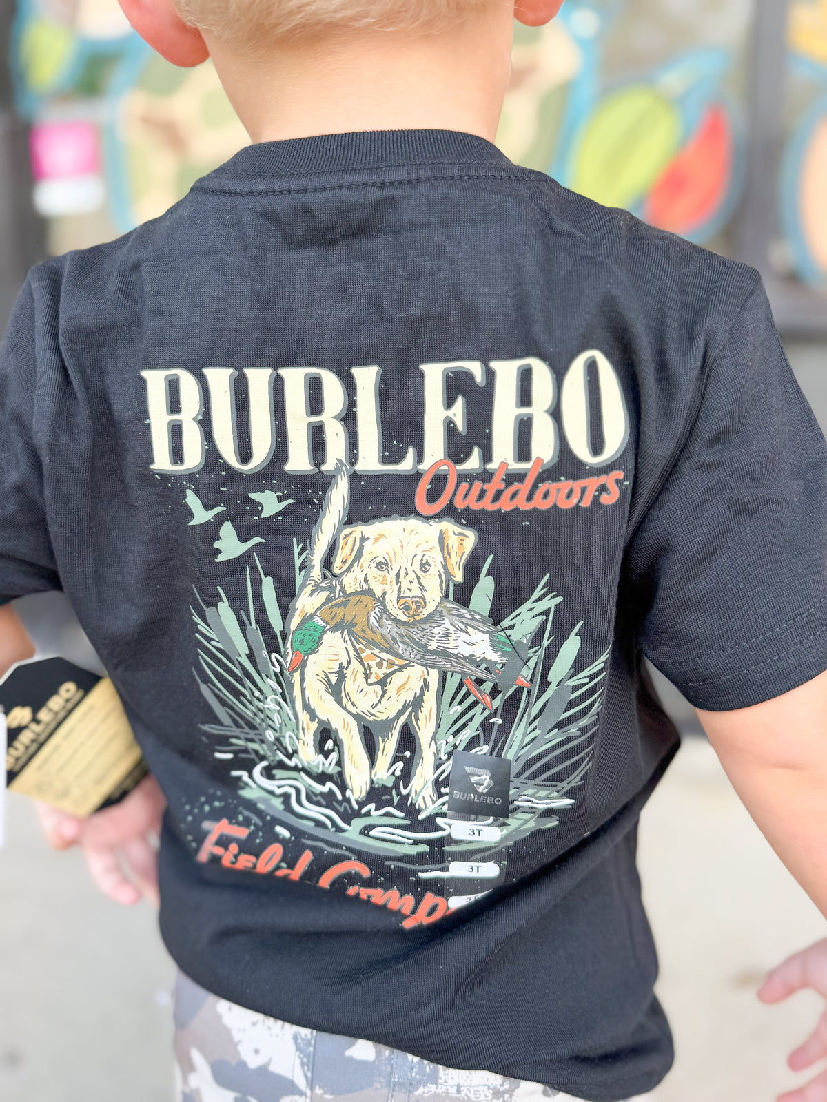 Toddler/Youth Burlebo SS Field Companion - Black