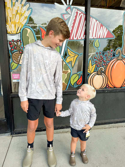 BURLEBO - Youth/Toddler Drifter Camo Performance Hoodie