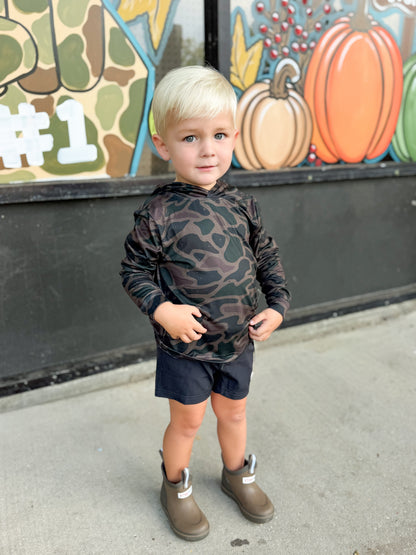 BURLEBO - Youth/Toddler Bendito Camo Performance Hoodie