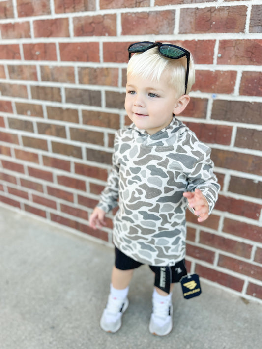 Youth/Toddler Burlebo Thermal Hoodie - Classic Deer Camo