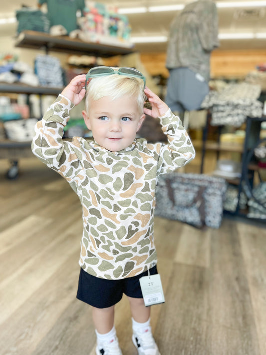 Youth/Toddler Burlebo Thermal Hoodie - Venado Camo