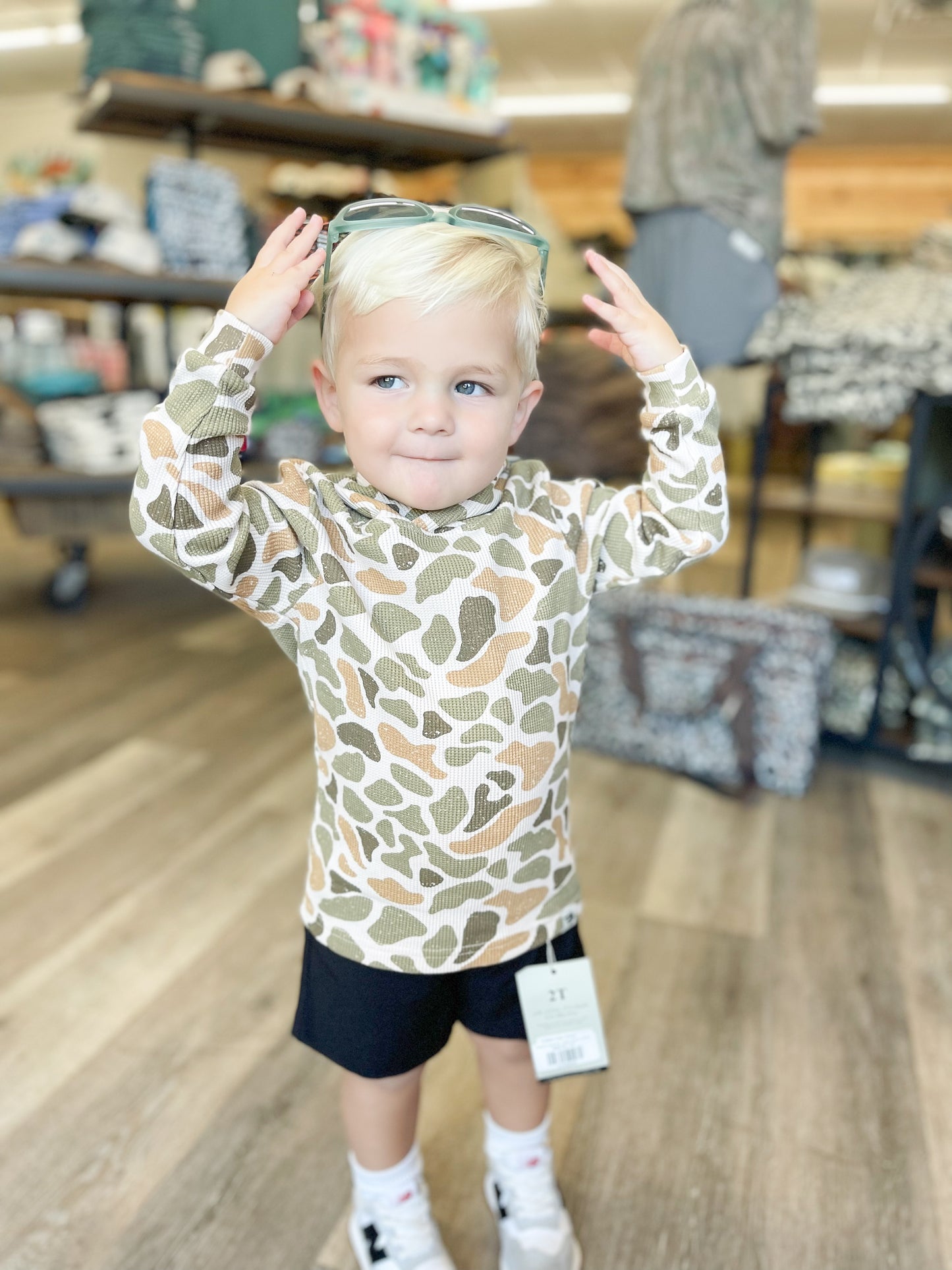 Youth/Toddler Burlebo Thermal Hoodie - Venado Camo