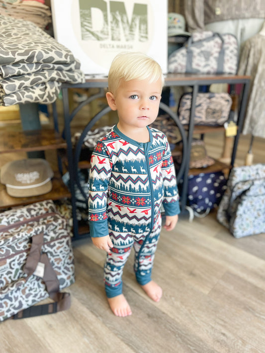 Burlebo - Baby Zip Up - Christmas