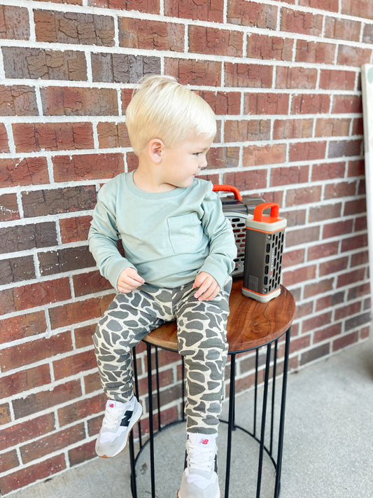 Youth/Toddler Burlebo Fleece Jogger - Classic Deer Camo