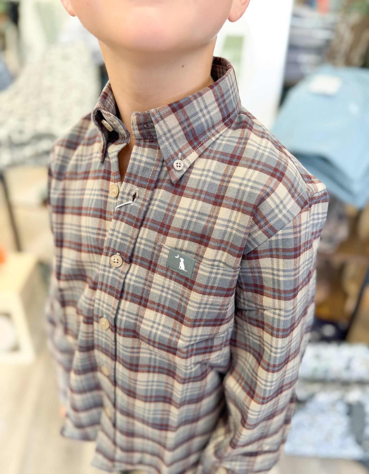 Youth Local Boy Gardner Stretch Flannel - TGN