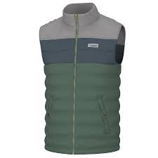 Local Boy Outfitters - Quilted Vest Grey/Slate/olive