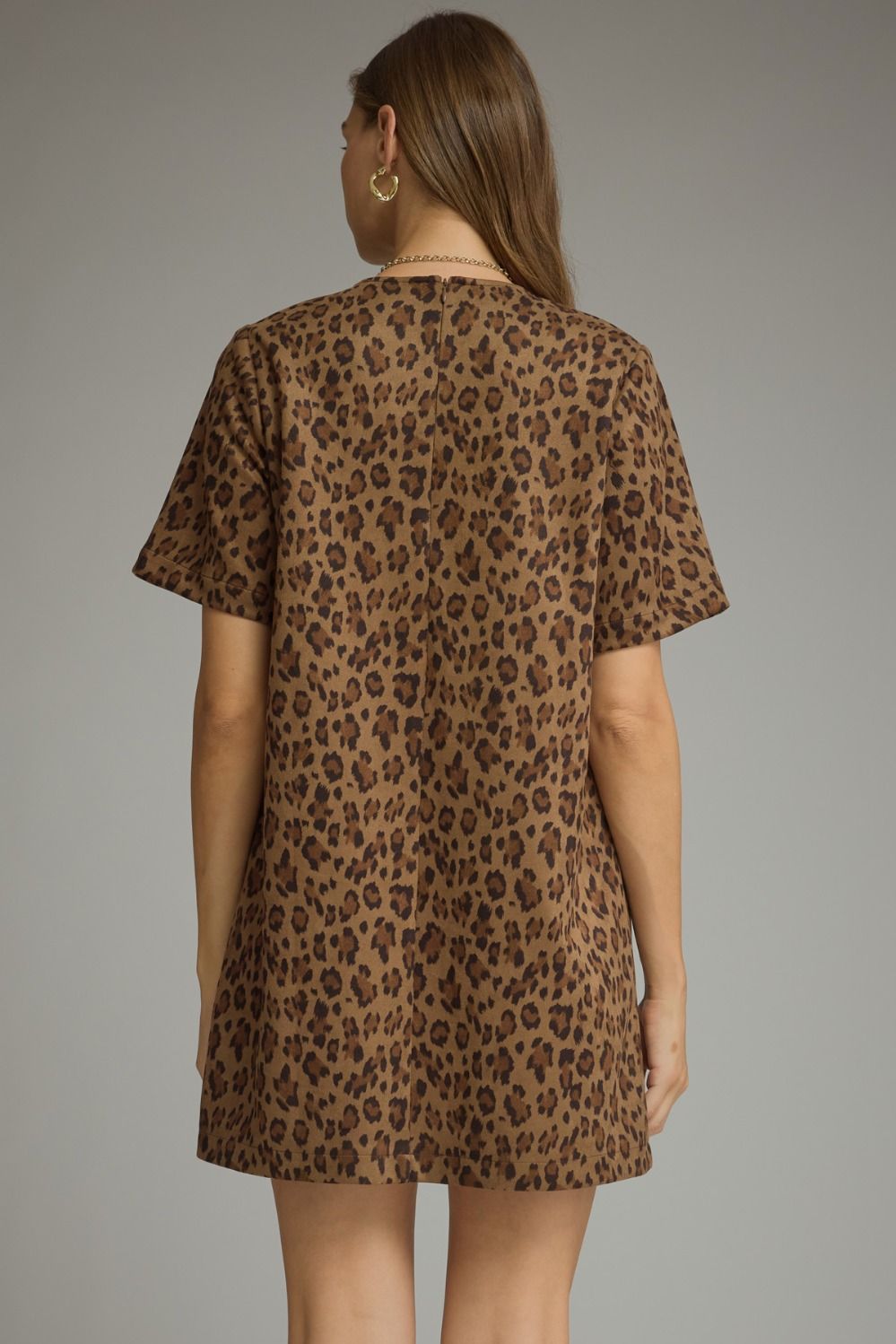 Leopard Print Mini Dress