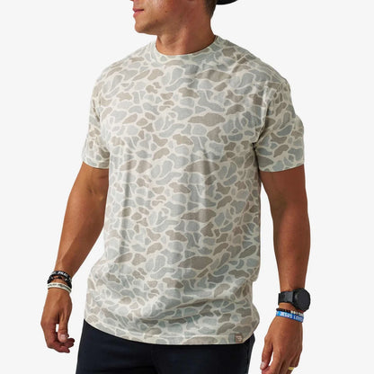 Burlebo Vintage Washed Tee- Classic Deer Camo