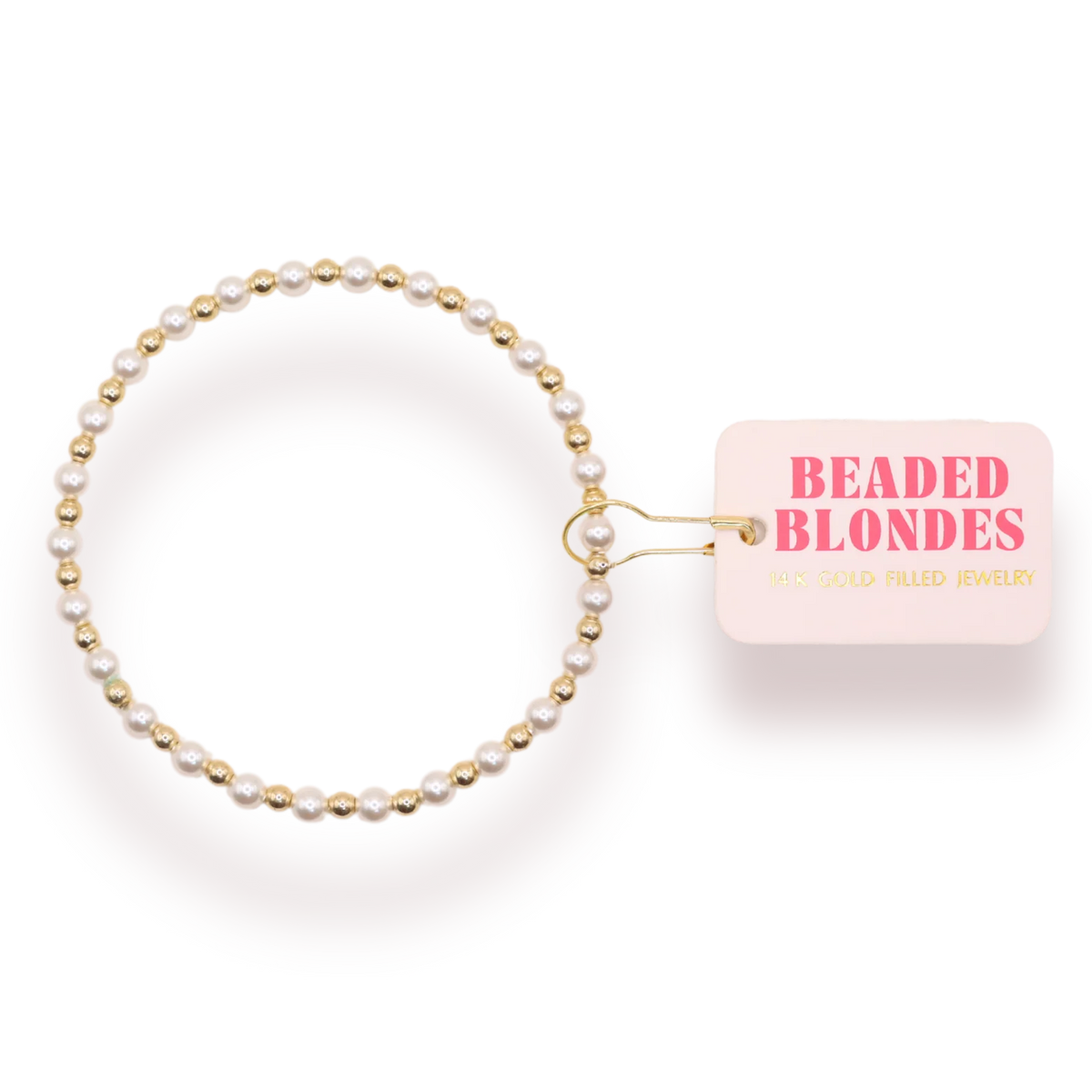 Luci Pearl Bracelet in Gold Standard 6.75