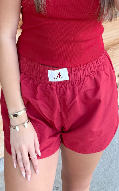 LULU MAC ALABAMA SHORT- CRIMSON