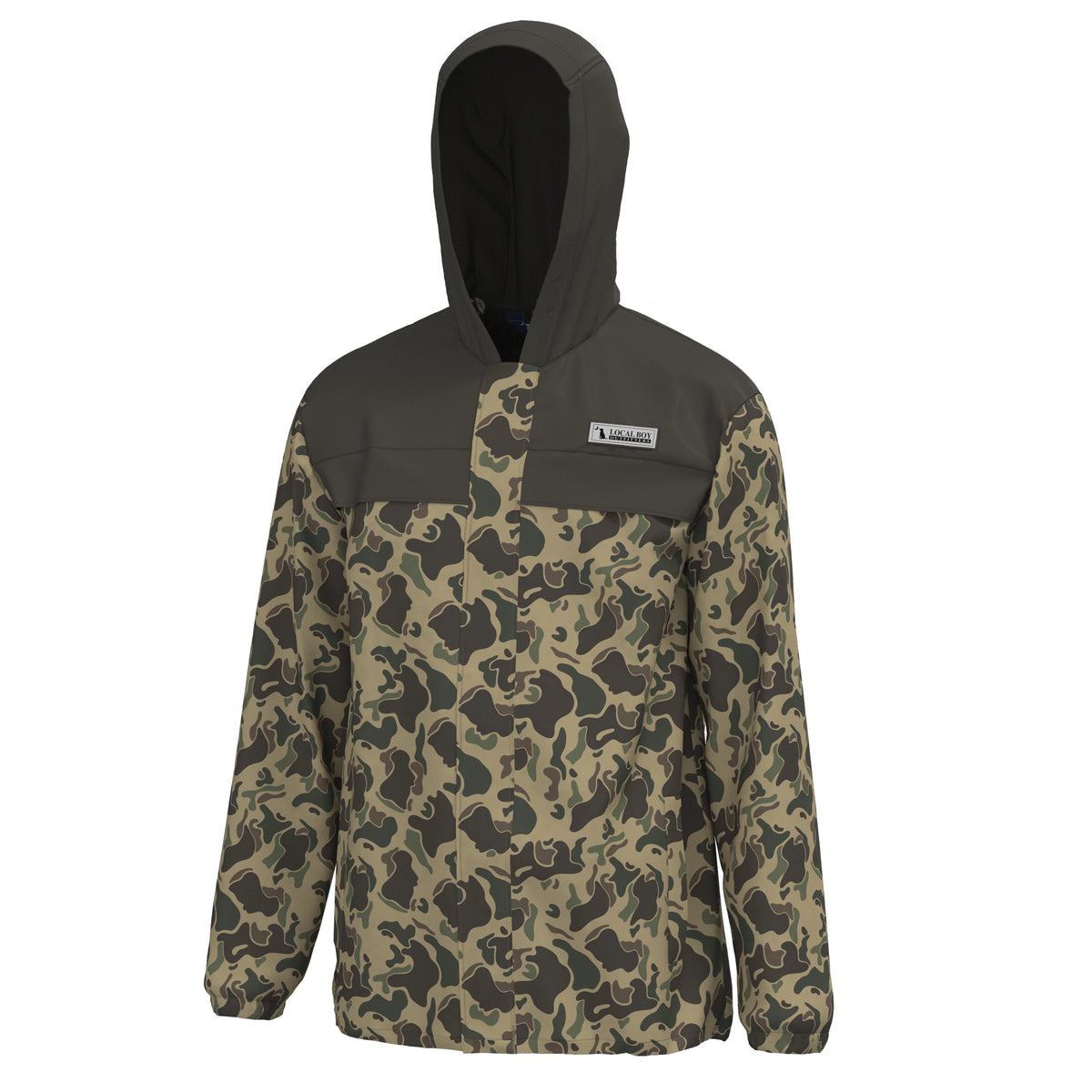 Local Boy Outfitters Rain Jacket - Retro Camo