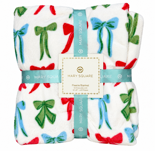 Mary Square A Bowtiful Christmas Blanket