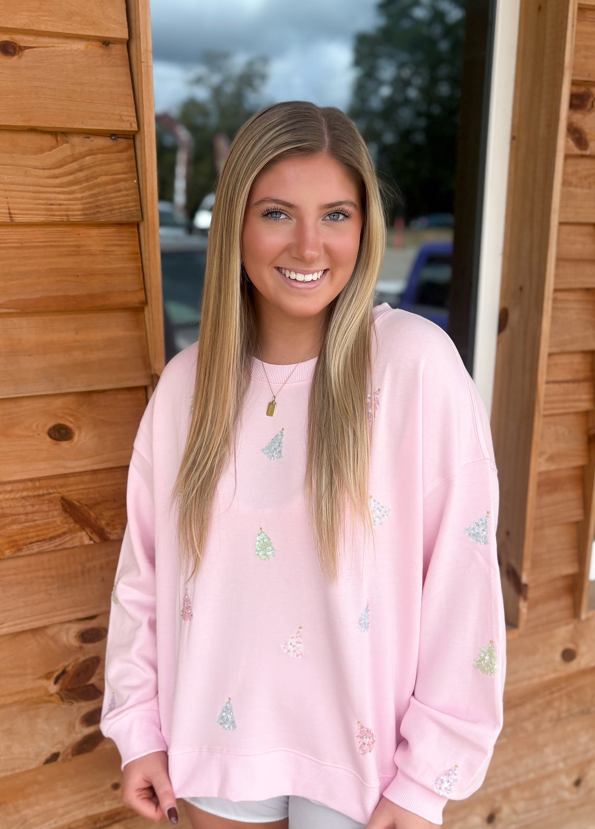 Mary Square Sweatshirt Brooke Enchanted Forest