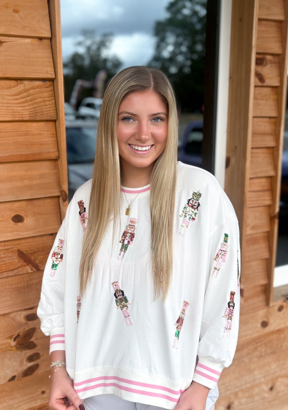 Mary Square Sweatshirt Millie Small Nutcrackers