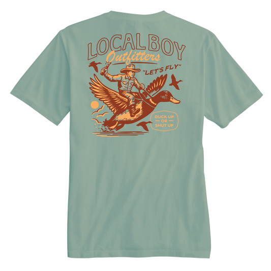 Local Boy Duck Up SS Tee- Bay