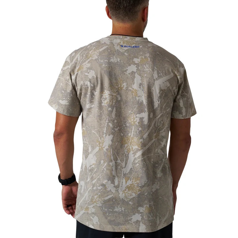 Burlebo VINTAGE WASHED PRAY TEE - DRIFTER CAMO