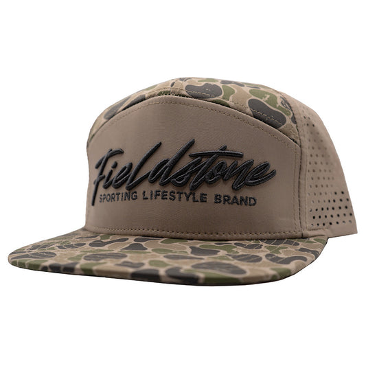 Fieldstone Tan Backwoods 7 Panel Performance Hat (H-251)