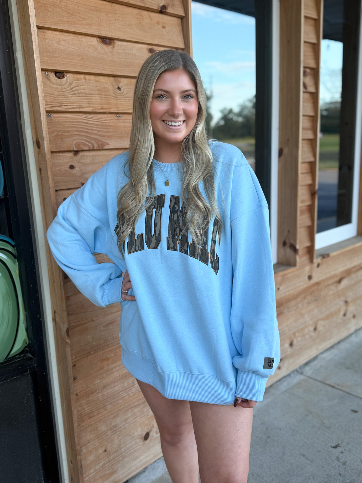Lulu Mac LIGHT BLUE W/ MOSSY OAK BOTTOMLAND