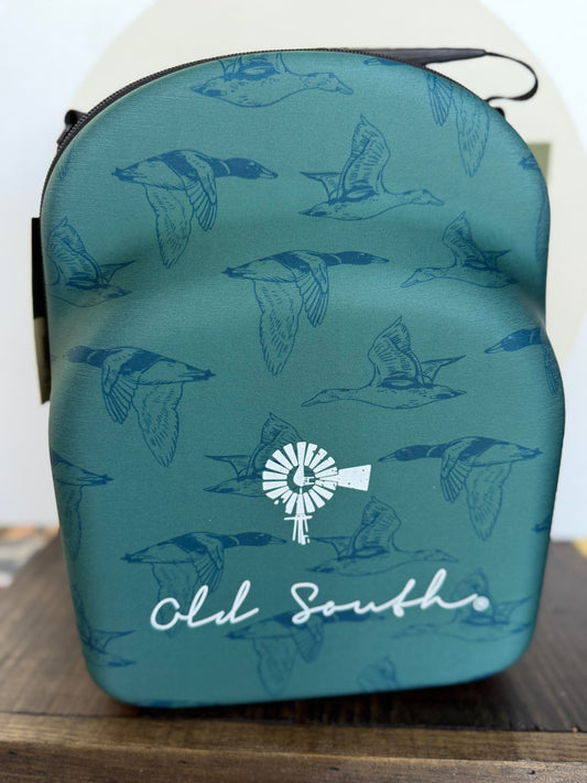 Old South 6 Hat Travel Case - Migration Duck Pattern