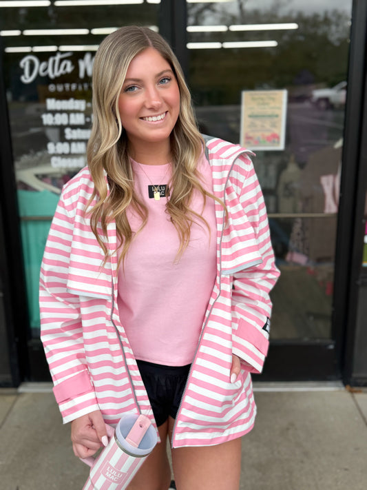 Lulu Mac Raincoat Darby Pink