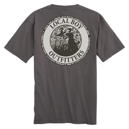 Youth Local Boy Original Localflage Circle SS Tee- Gray