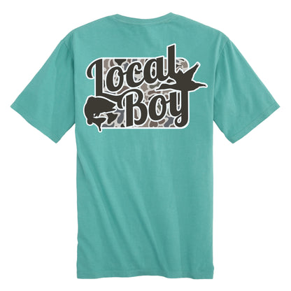 Youth Local Boy Open Season Localflage SS Tee- Seafoam