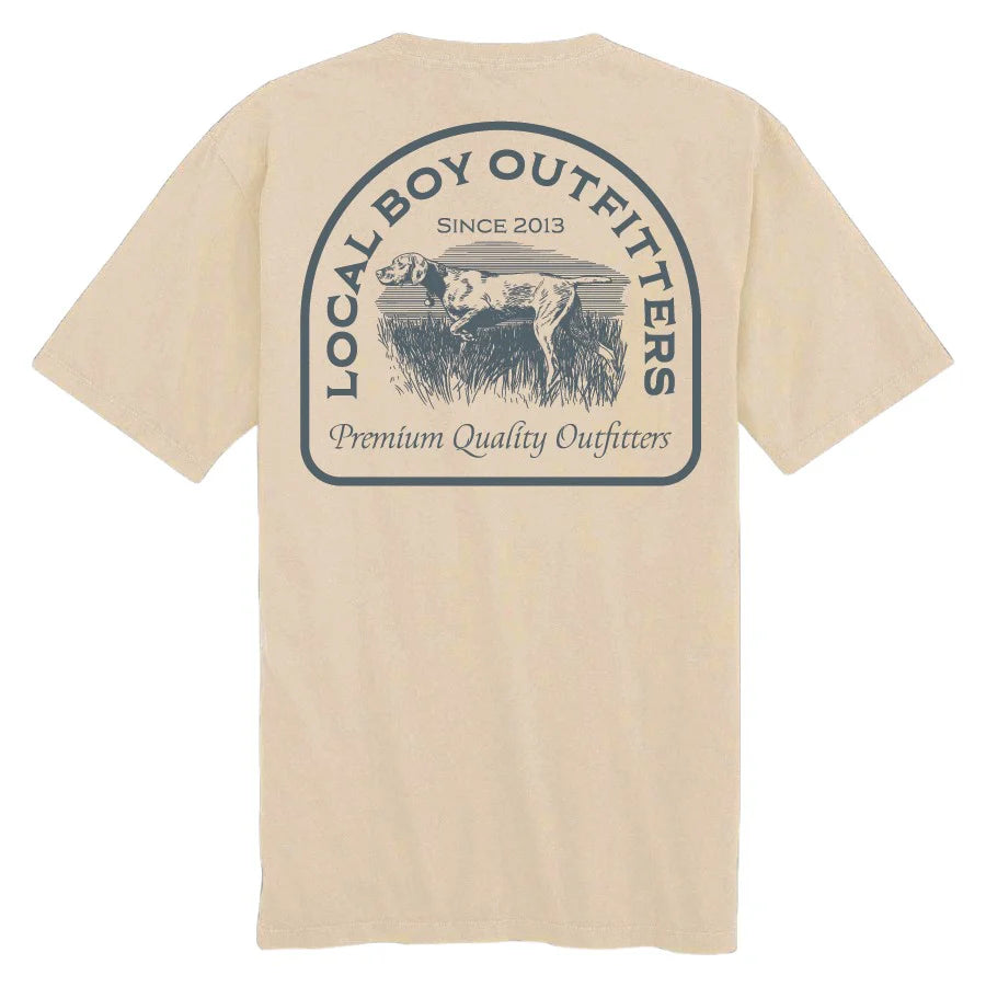 Youth Local Boy Vintage Pointer SS Tee- Latte