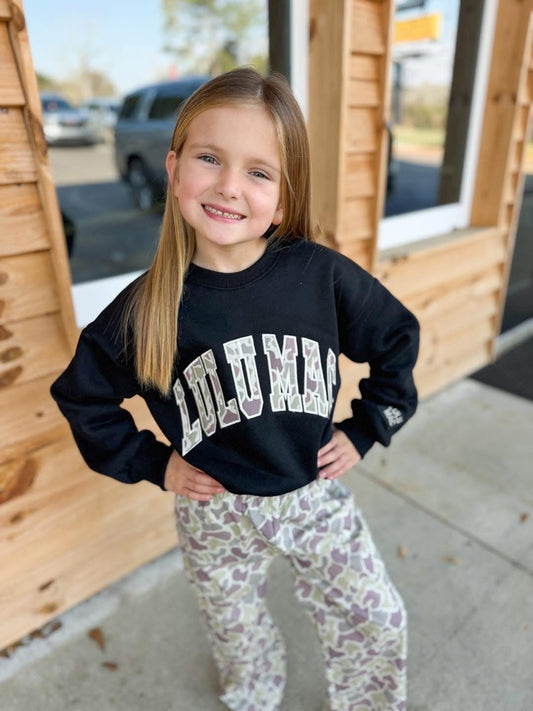 Youth Lulu Mac Camo Black