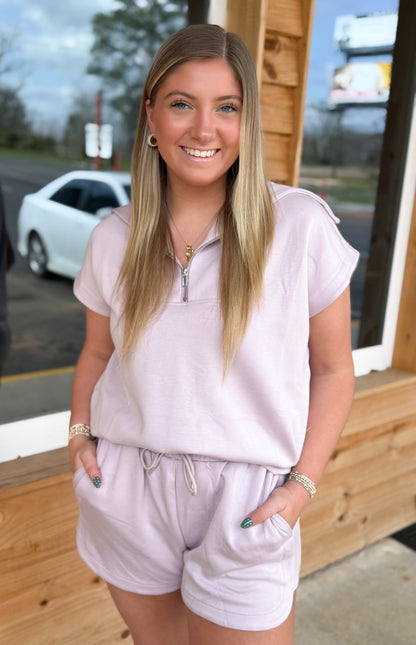 Blush 2 Piece Scuba Set: Blush