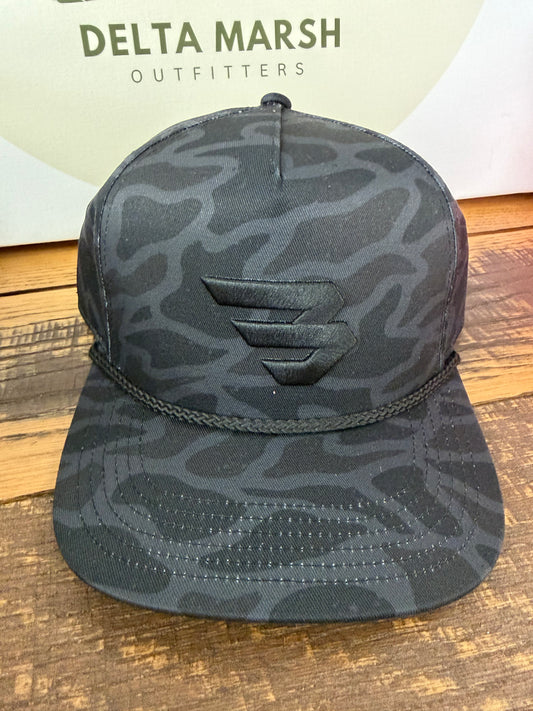 BURLEBO Cap - Flying B Black Camo