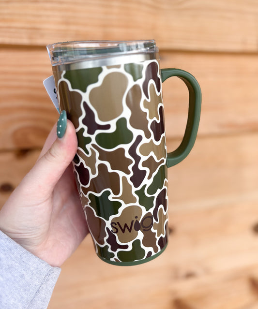 Swig Life Hunting Camo Travel Mug 22 oz
