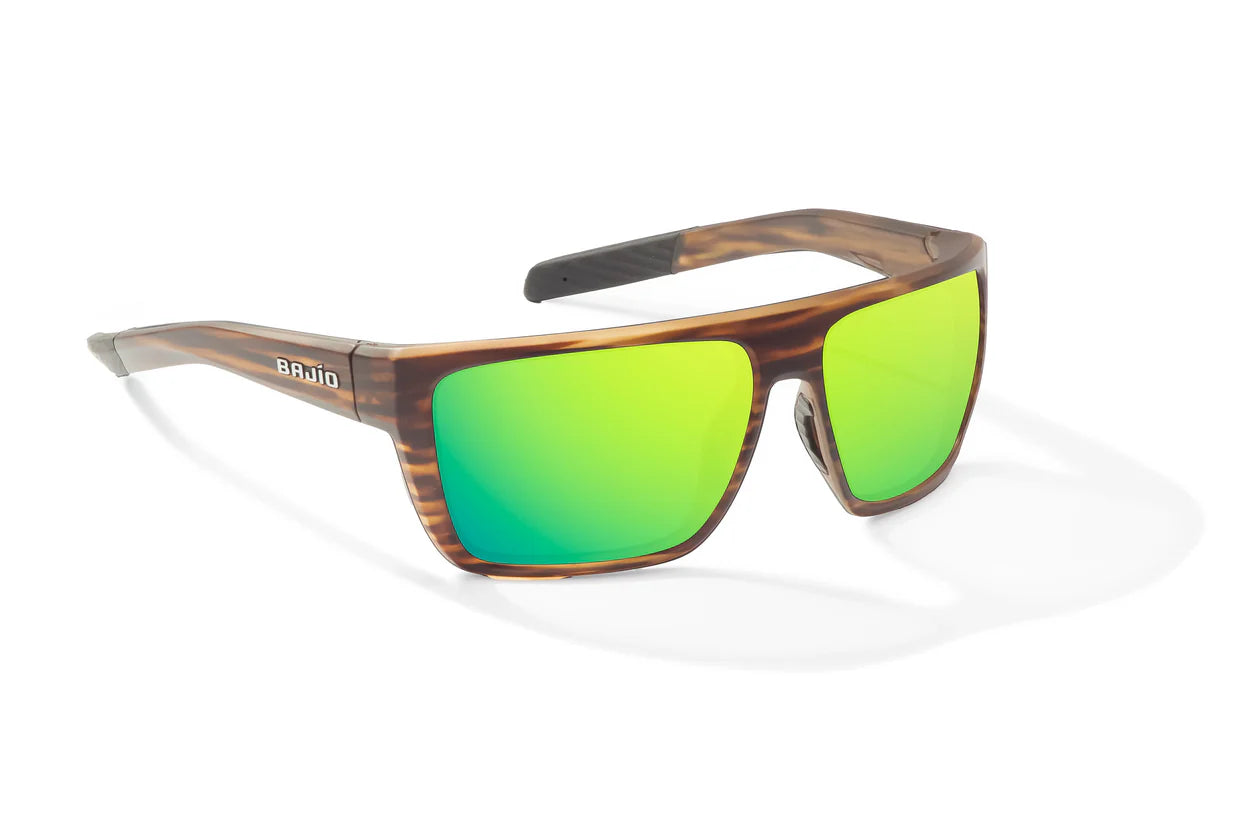 Bajio Zapata - Brown Grass Matte/Green Mirror Glass