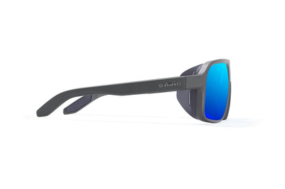 Bajio Cocho - Graphite Black Matte/Blue Mirror Glass