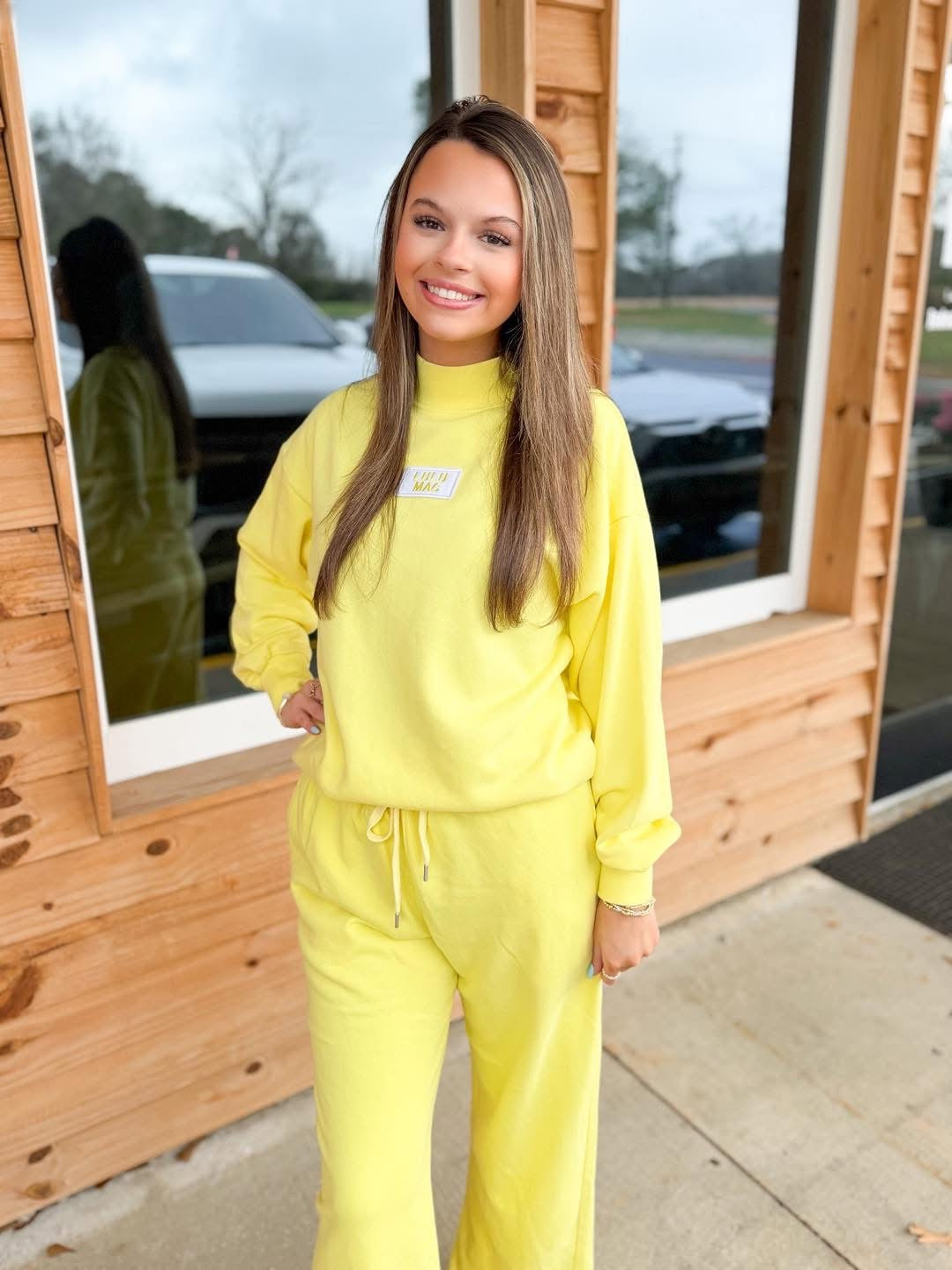 Lulu Mac Terry Cloth Pant - Yellow