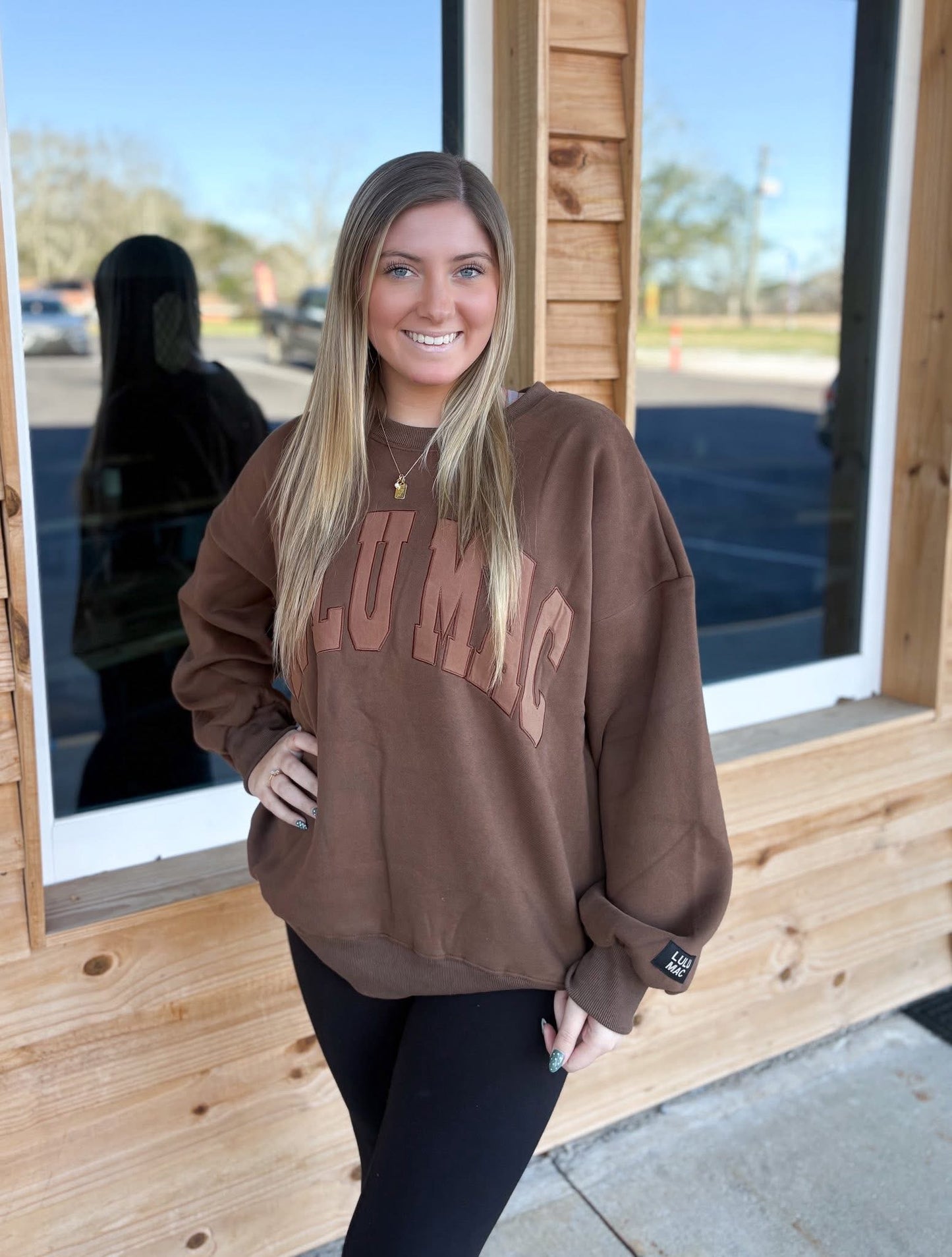 Lulu Mac Sweatshirt Monochrome Brown/Brown